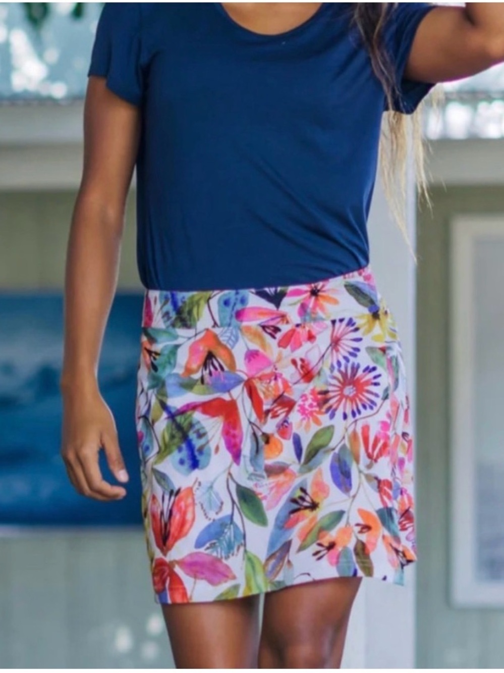 RipSkirt Wildflower Watercolor Wrap Skirt - Picture 13 of 13